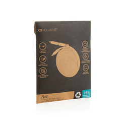 Câble magnétique 60W 2 en 1 Arc en PET RCS