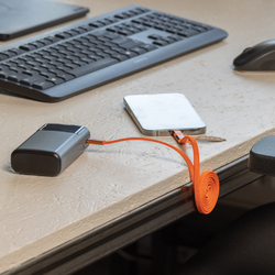 Câble magnétique 60W 2 en 1 Arc en PET RCS