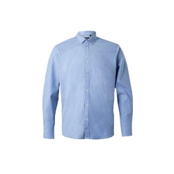VL PRITHVI MAN. Chemise Oxford pour homme (180 g/m²) en coton (50 %), polyester (45 %) et élasthanne (5 %)