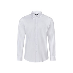 VL PRITHVI MAN. Chemise Oxford pour homme (180 g/m²) en coton (50 %), polyester (45 %) et élasthanne (5 %)