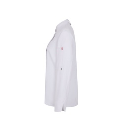 VL THOTH. Veste de cuisine pour femme (190 g/m²) en coton (35 %) et polyester recyclé (65 %)