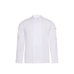 VL AGNI. Veste de cuisine unisexe (190 g/m²) en coton (35 %) et polyester recyclé (65 %)