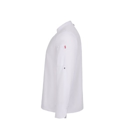 VL AGNI. Veste de cuisine unisexe (190 g/m²) en coton (35 %) et polyester recyclé (65 %)