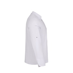 VL AGNI. Veste de cuisine unisexe (190 g/m²) en coton (35 %) et polyester recyclé (65 %)