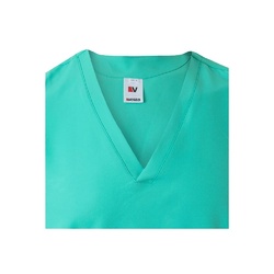 VL FLORA. Tunique à manches courtes (140 g/m²) en microfibre 100 %