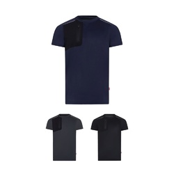 VL RHEA. T-shirt technique gaufré (110 g/m²), composé à 100 % de polyester recyclé