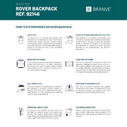 ROVER BACKPACK. Sac à dos en microfibre et PU