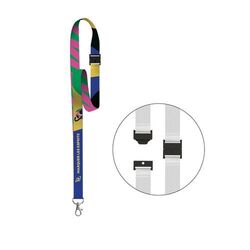 CORDON TOUR DE COU ANTI-ETRANGLEMENT / LANYARD 2X92 CM - SUBLIMATION
