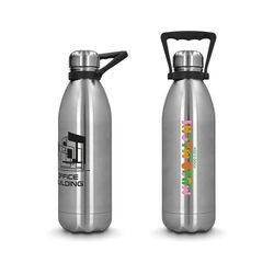 BOUTEILLE GOURDE 1,5 L ISOTHERME DOUBLE-PAROI INOX AVEC POIGNEE