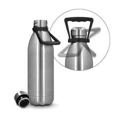 BOUTEILLE GOURDE 1,5 L ISOTHERME DOUBLE-PAROI INOX AVEC POIGNEE