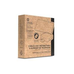 CÂBLE DE CHARGE RÉTRACTABLE 4 EN 1