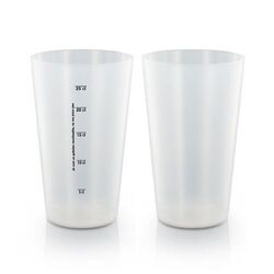 GOBELET PLASTIQUE REUTILISABLE 30 cl RAS BORD (IML)