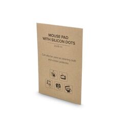 Tapis souris microfibre, picots silicone, 18 × 22 cm, sublimation.