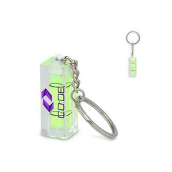 Porte-clés avec niveau à bulle