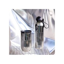 Sagaform Bouteille en acier Tekla chromé (recyclé) 500 ml