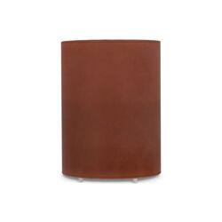 Bougie rechargeable à l'huile de cire et LED Nyelle dans un verre