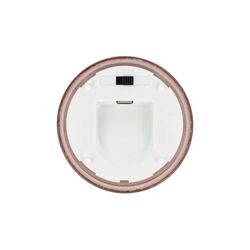 Bougie rechargeable à l'huile de cire et LED Nyelle dans un verre