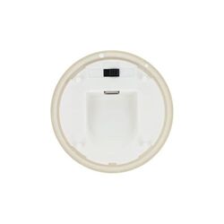 Bougie rechargeable à l'huile de cire et LED Nyelle dans un verre