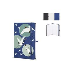 Carnet Olmo à couverture rigide en PU A5 avec notes autocollantes