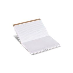 Carnet Olmo à couverture rigide en PU A5 avec notes autocollantes