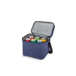 Sac isotherme à double compartiment en R-PET 600D, 30 x 20 x 25 cm, 12 litres.