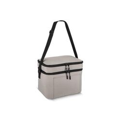 Sac isotherme à double compartiment en R-PET 600D, 30 x 20 x 25 cm, 12 litres.