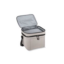 Sac isotherme à double compartiment en R-PET 600D, 30 x 20 x 25 cm, 12 litres.