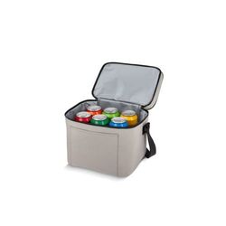 Sac isotherme à double compartiment en R-PET 600D, 30 x 20 x 25 cm, 12 litres.