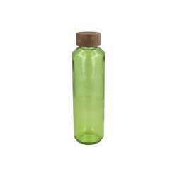 Bouteille d'eau en verre recyclé InSideOut ReuuZ avec bouchon en bois 650 ml