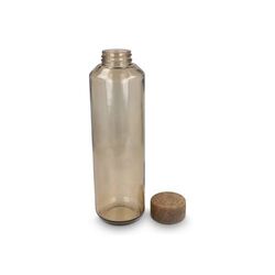 Bouteille d'eau en verre recyclé InSideOut ReuuZ avec bouchon en bois 650 ml
