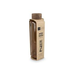 Bouteille d'eau en verre recyclé InSideOut ReuuZ avec bouchon en bois 650 ml
