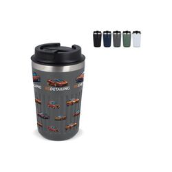 Thermos à café à emporter en acier inoxydable recyclé, 400 ml