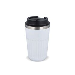 Thermos à café à emporter en acier inoxydable recyclé, 400 ml