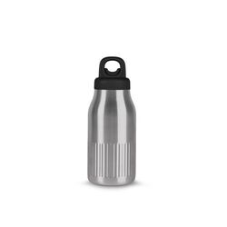 Sagaform Bouteille Truls en acier  avec bouchon à clic pratique (recyclé) 500 ml