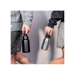 Sagaform Bouteille Truls en acier  avec bouchon à clic pratique (recyclé) 500 ml