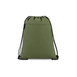 Sac à cordon en R-PET 600D enduit PU, dimensions 33 x 42 cm