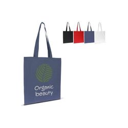 Sac en coton bio couleur long 140g/m² 38x42 cm
