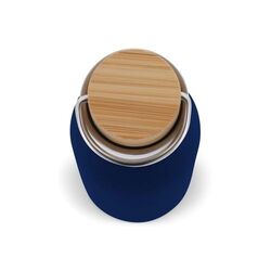 Bouteille isotherme avec couvercle en bambou 500ml