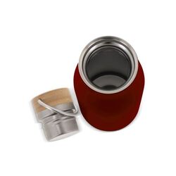 Bouteille isotherme avec couvercle en bambou 500ml