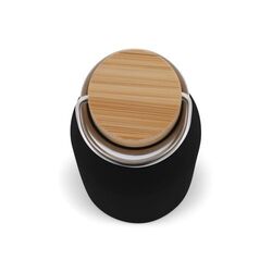Bouteille isotherme avec couvercle en bambou 500ml