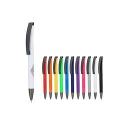 Stylo à bille Vegas avec clip métallique softtouch