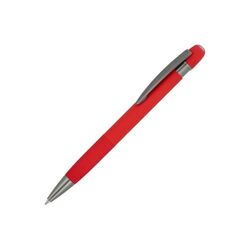 Stylo à bille en aluminium Toulouse Softtouch