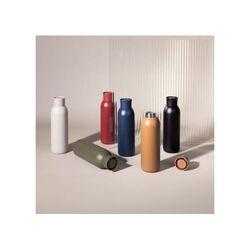 Sagaform Tekla Bouteille en acier avec bouchon poussoir (recyclé) 500 ml