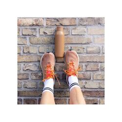 Sagaform Tekla Bouteille en acier avec bouchon poussoir (recyclé) 500 ml