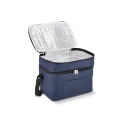 R-PET 600D Sac isotherme à double compartiment 30 x 20 x 24cm 12L