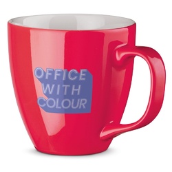 PANTHONY. Tasse en porcelaine avec hydroglaçage 450 mL