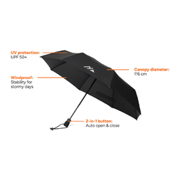 Parapluie tempête 23'' en rPET AWARE™  Nordic Drift Trail