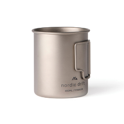 Tasse 450 ml ultra légère en titane Nordic Drift Trail