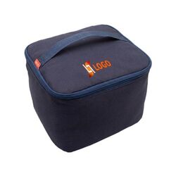 Sac à bento isotherme 'Sendai', polycoton bleu nuit