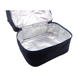 Sac à bento isotherme 'Uji', polycoton bleu nuit